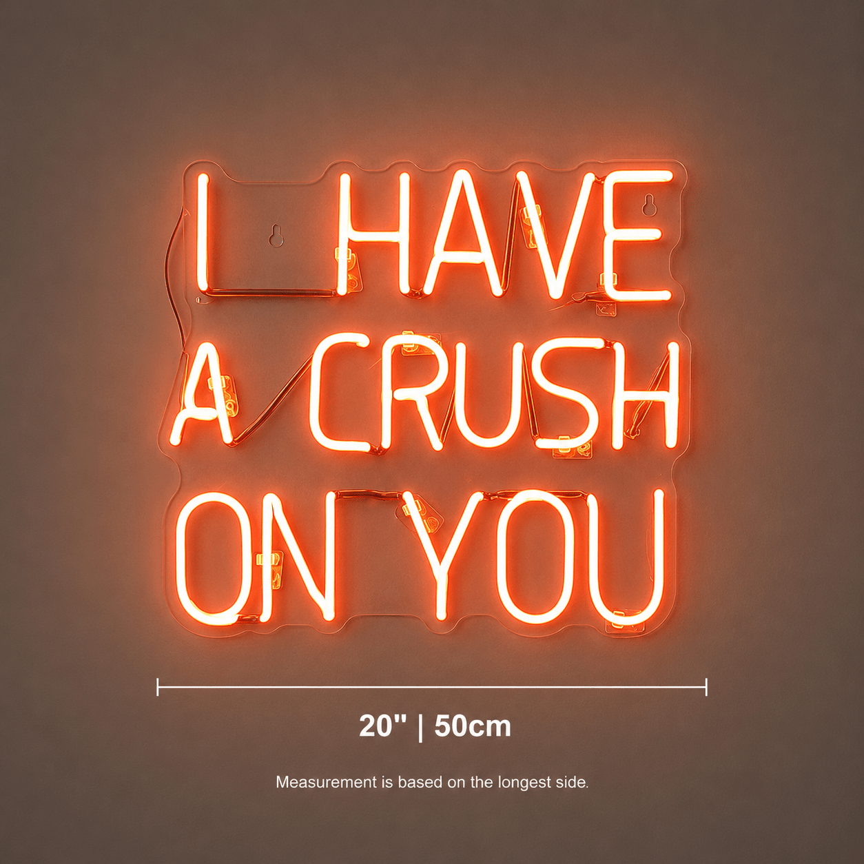 I Have A Crush LED Neon Sign - Shineneon
