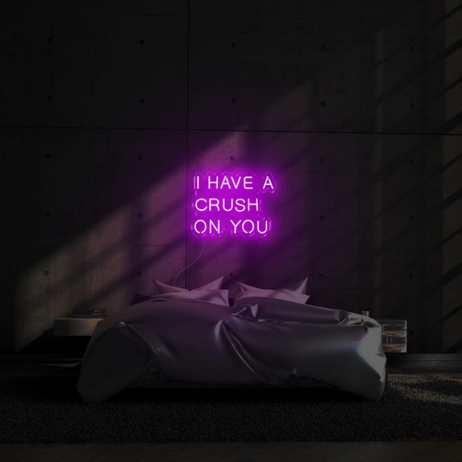 I Have A Crush On You Led Neon Sign For Romantic Bedroom Wall Decor | Shineneon