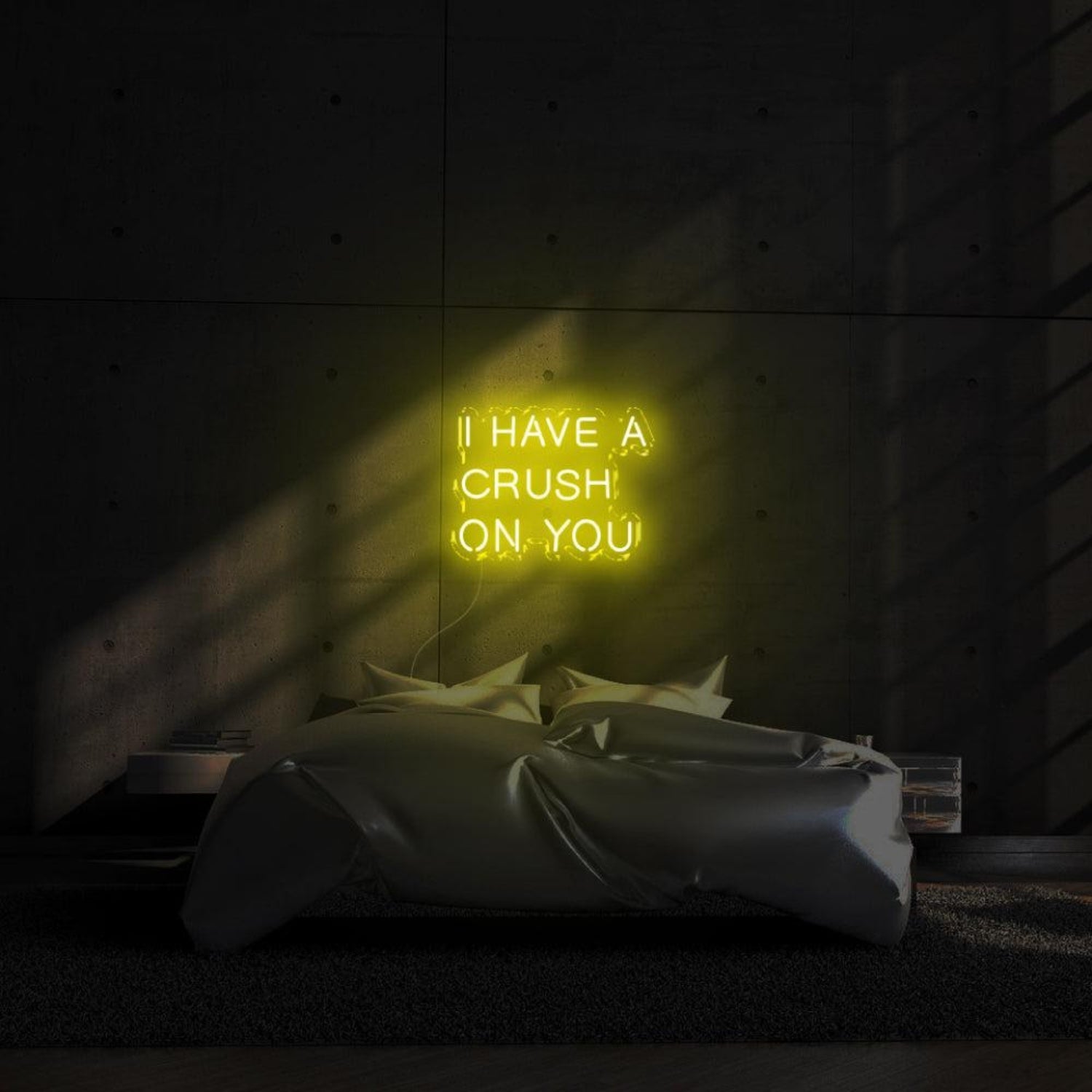 I Have A Crush On You Led Neon Sign For Romantic Bedroom Wall Decor | Shineneon