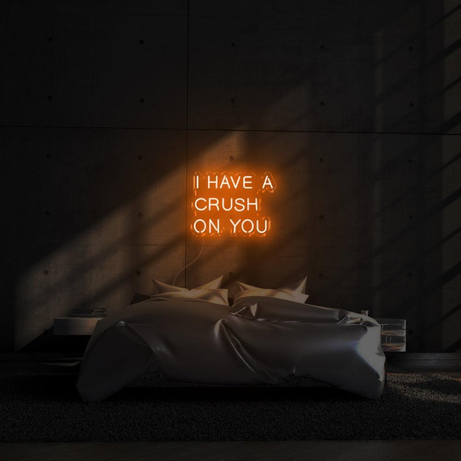 I Have A Crush On You Led Neon Sign For Romantic Bedroom Wall Decor | Shineneon