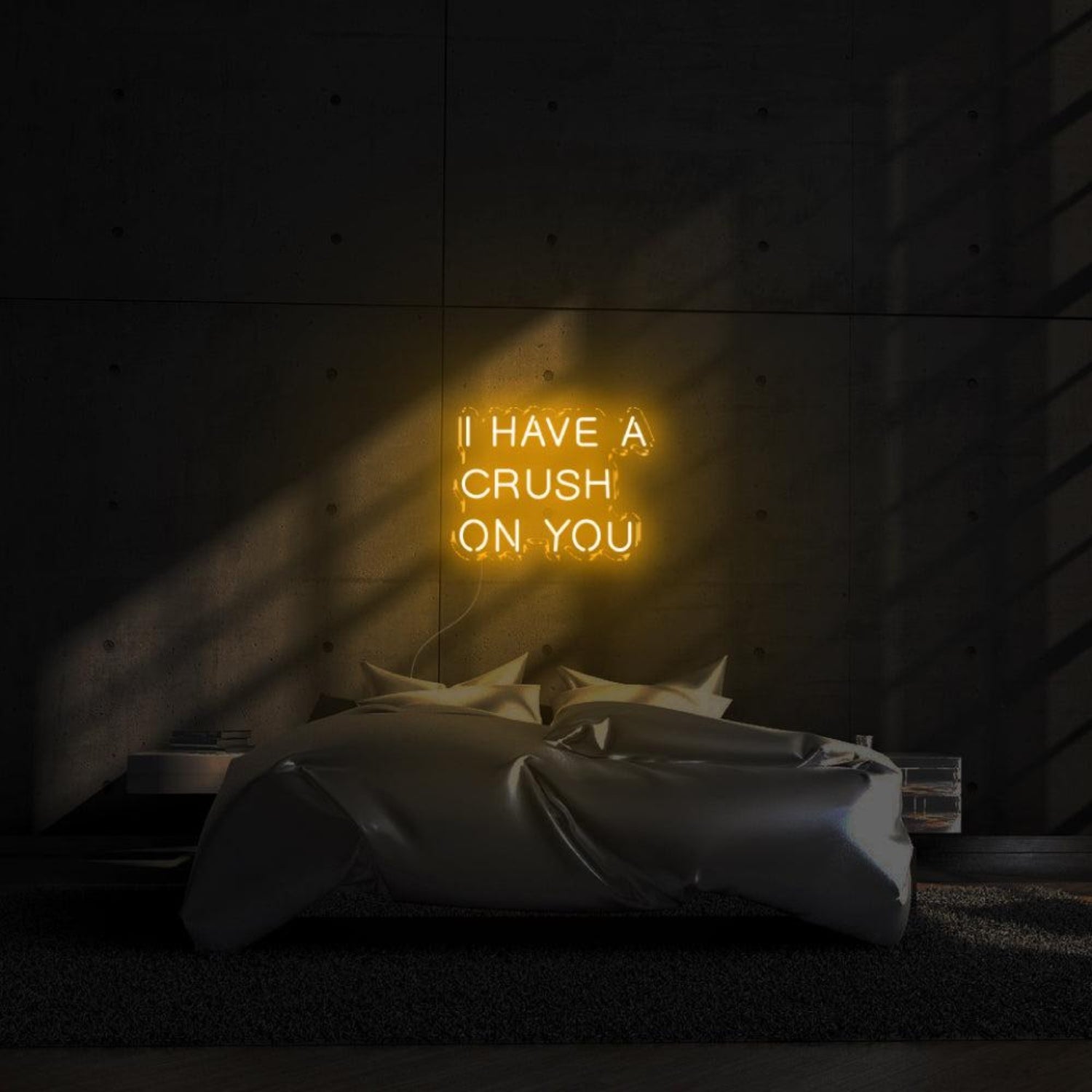 I Have A Crush On You Led Neon Sign For Romantic Bedroom Wall Decor | Shineneon