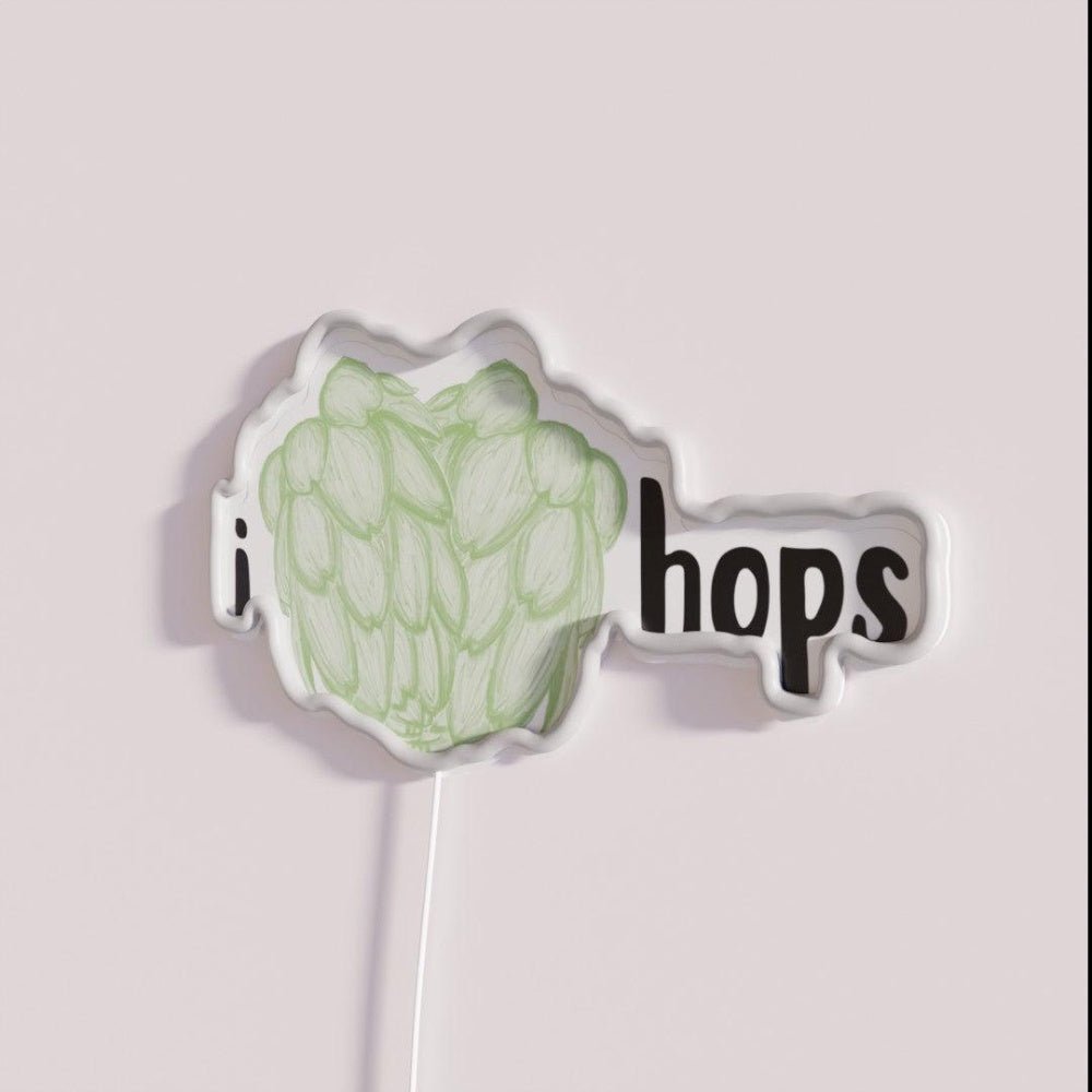 I Heart Hops Rgb Led Neon Sign - Shineneon