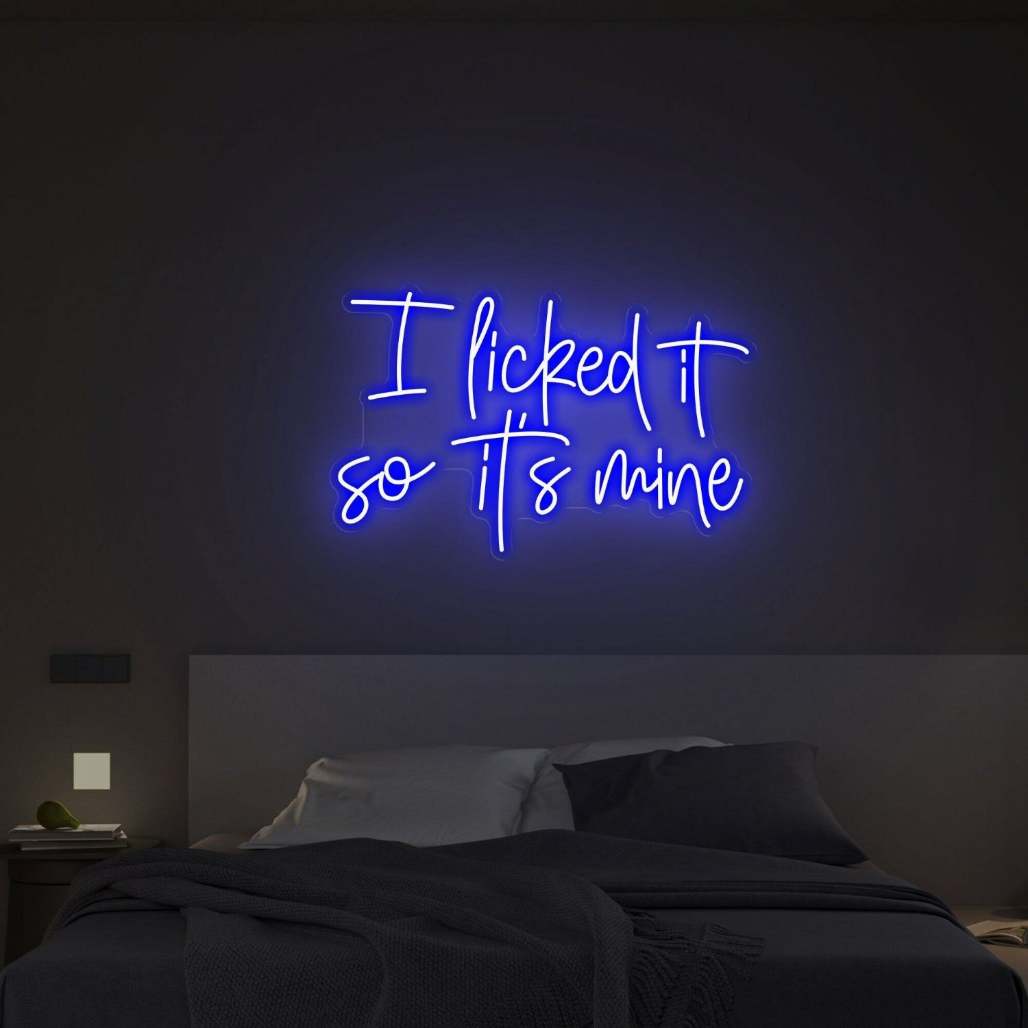 I Licked It So Its Mine Led Neon Sign Wall Decfor Bars Parties - Shineneon