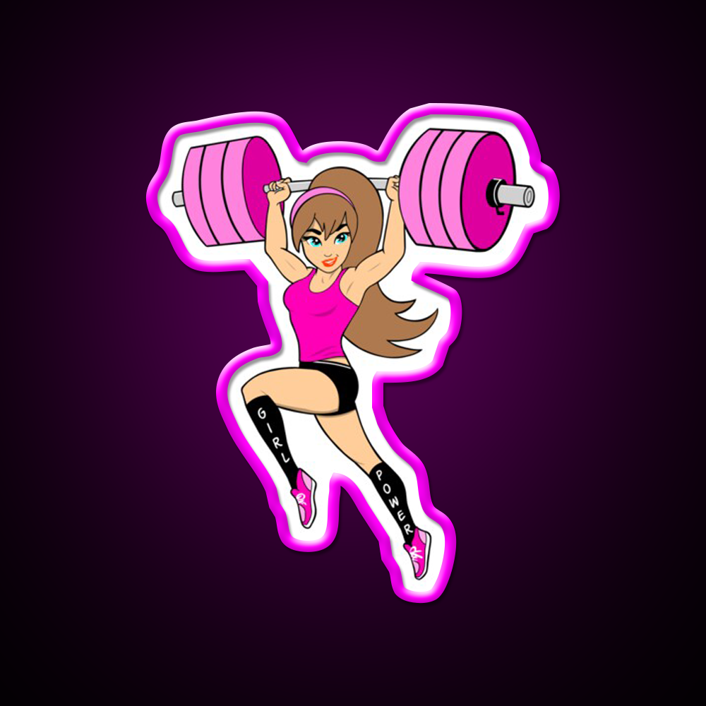 I Lift Like A Girl Gym Fitness Led Neon Sign Rgb Color
