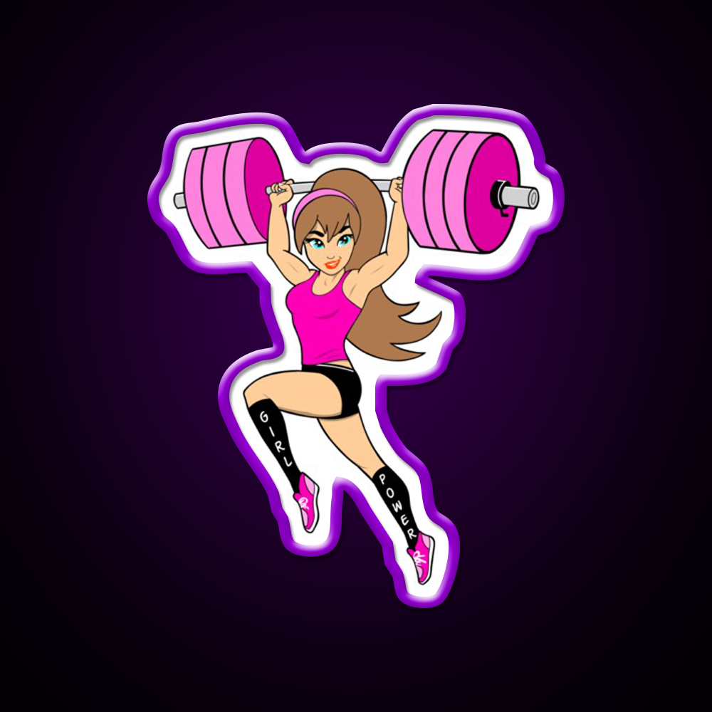 I Lift Like A Girl Gym Fitness Led Neon Sign Rgb Color