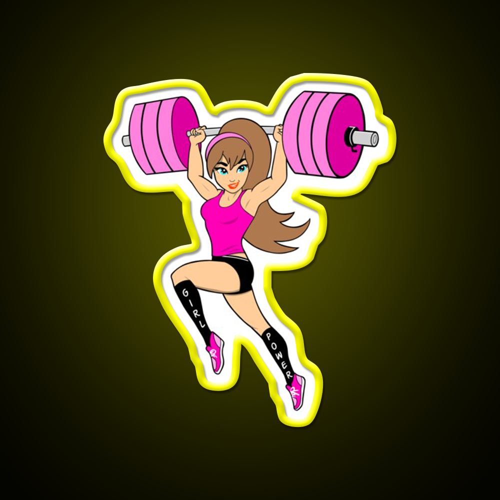 I Lift Like A Girl Gym Fitness Led Neon Sign Rgb Color