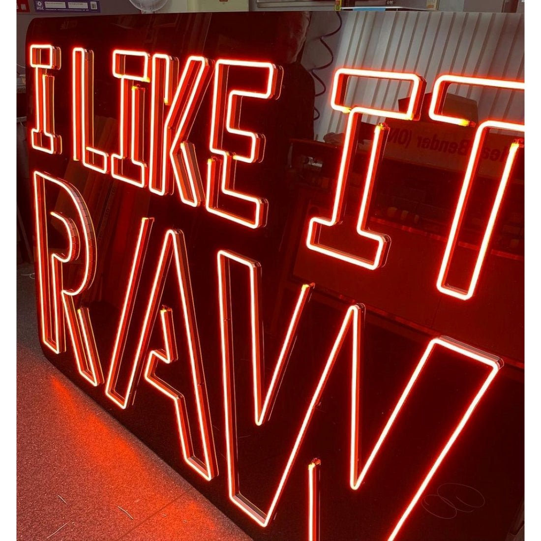 I Like It Raw Led Sign Business Neon Sign - Shineneon