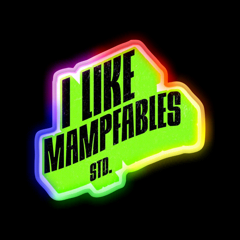 I Like Mampfables Live Healthy Fast Food Led Neon Sign For Burger Place Rgb Color