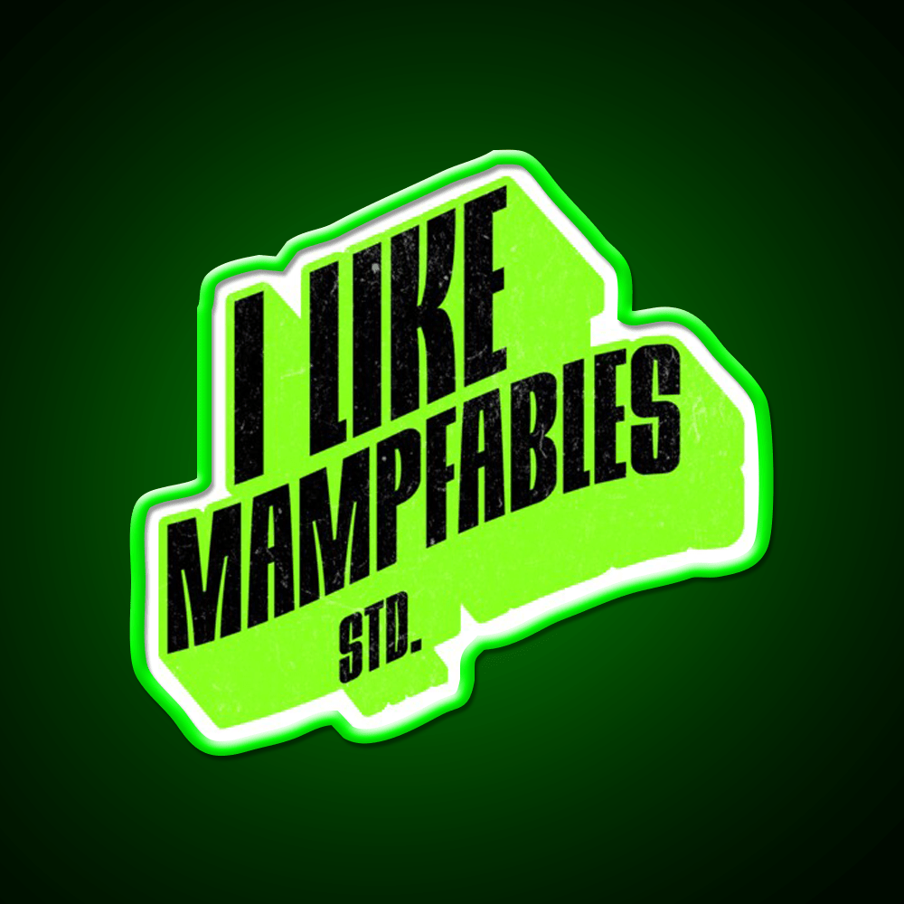 I Like Mampfables Live Healthy Fast Food Led Neon Sign For Burger Place Rgb Color - Shineneon