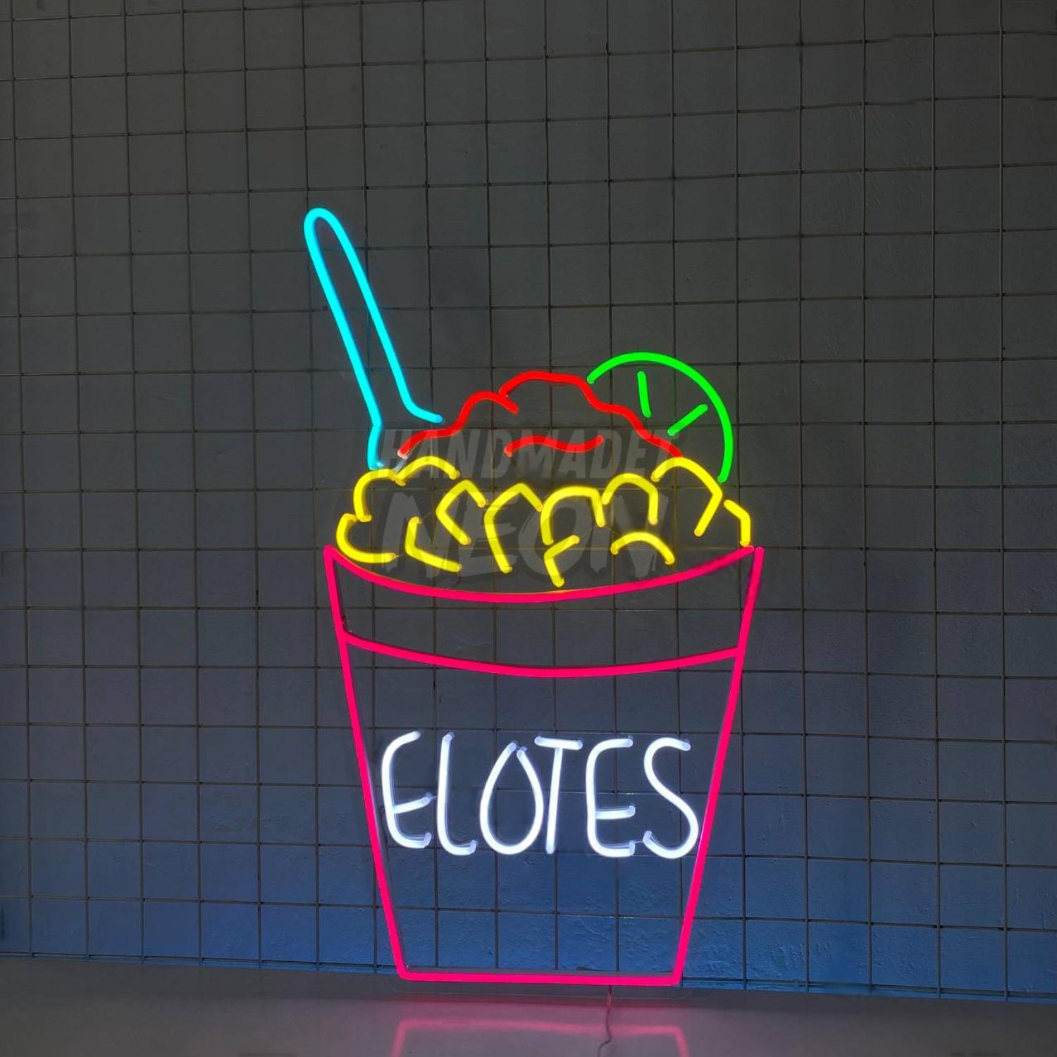 I Like You Elote Led Neon Sign Elote Fast Food Restaurant | Shineneon