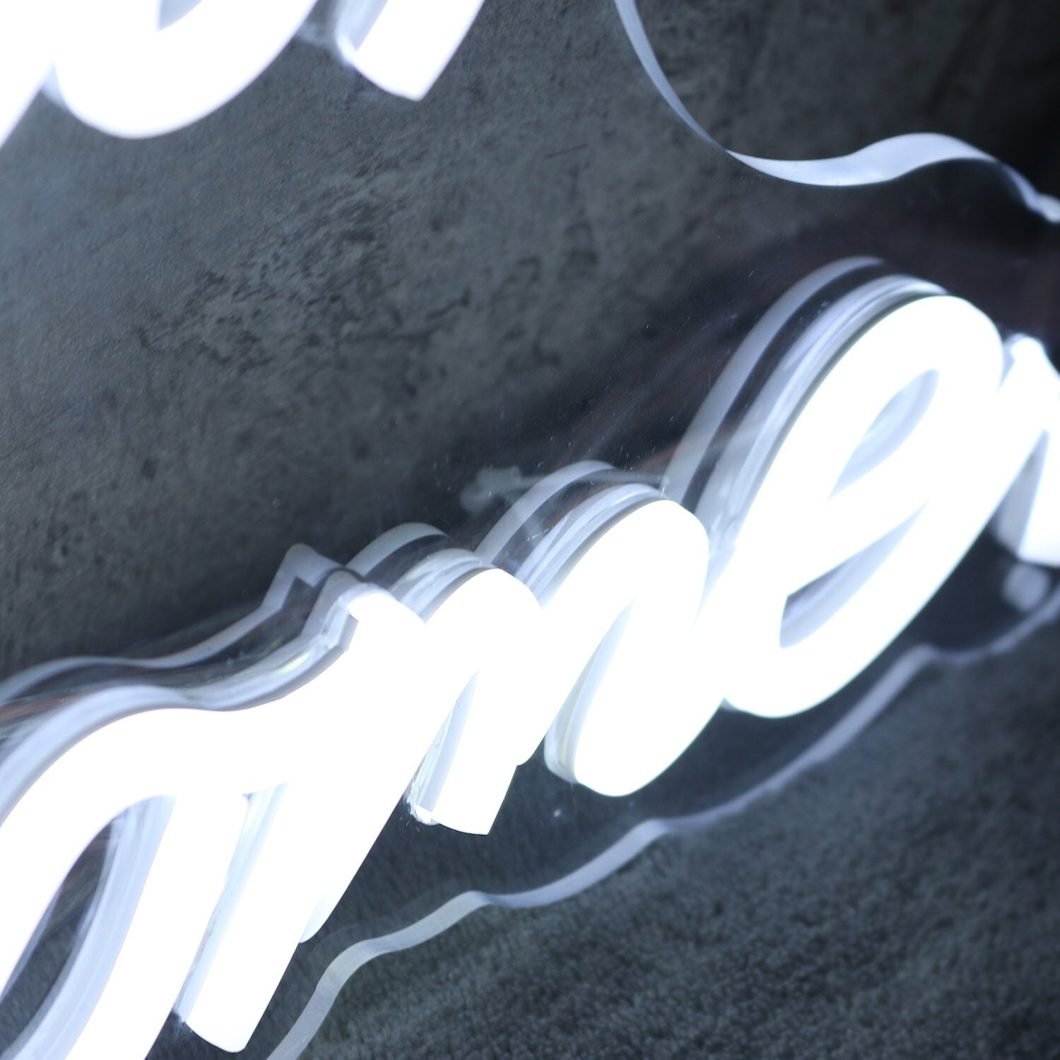 I Look At You And I M Home White Led Neon Sign - Shineneon