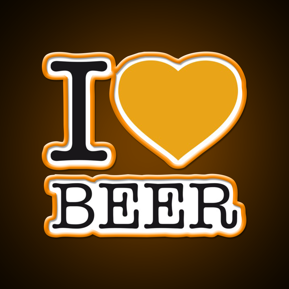 I Love Beer Bar Decor Led Neon Sign Rgb Color - LED neon sign view 6