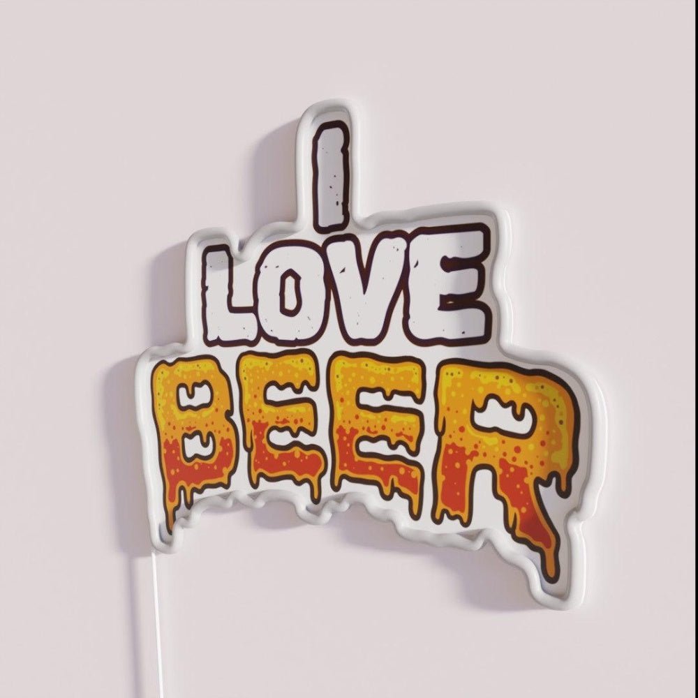 I Love Beer Rgb Led Neon Sign - Shineneon