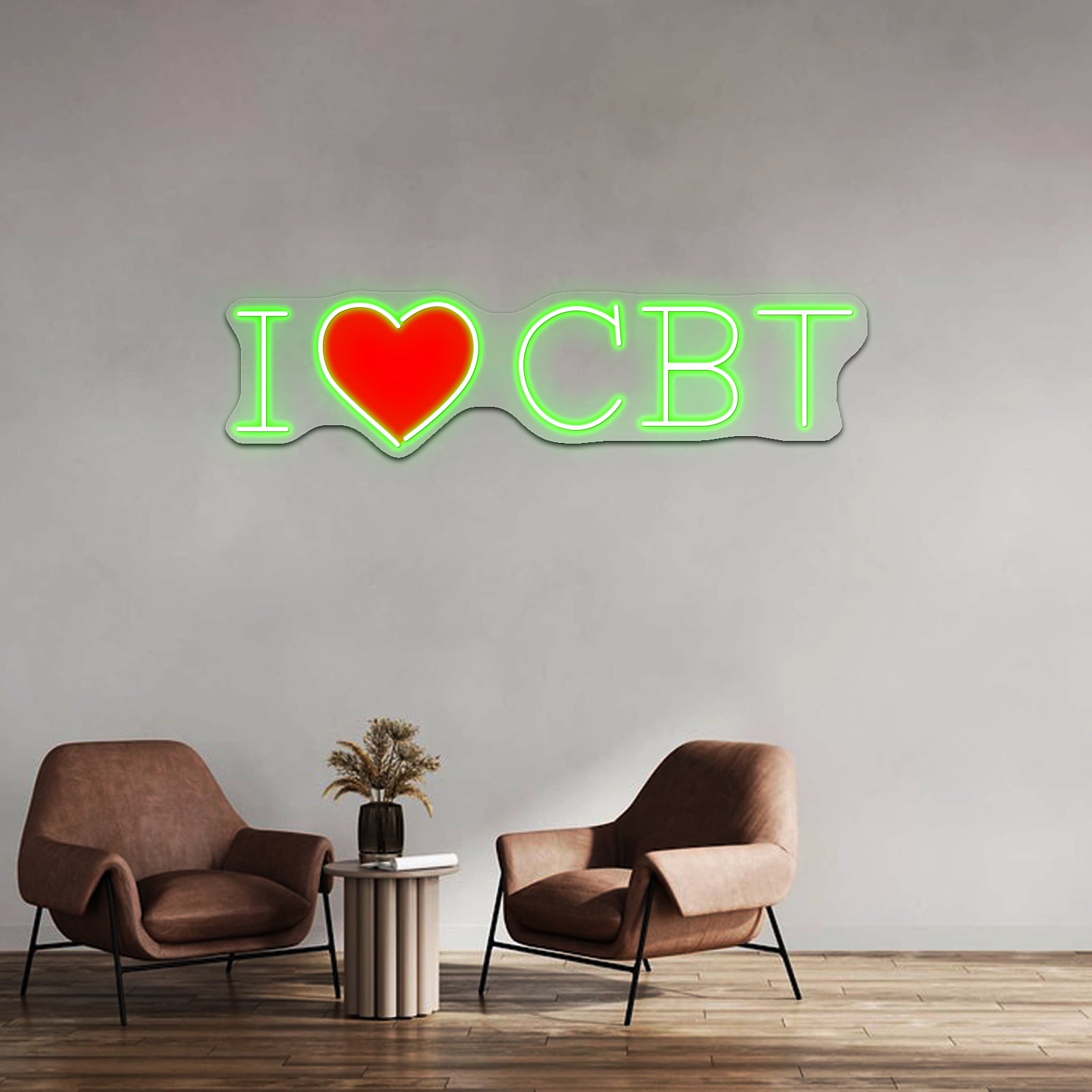 I Love Cbt Artwork Led Custom Signs