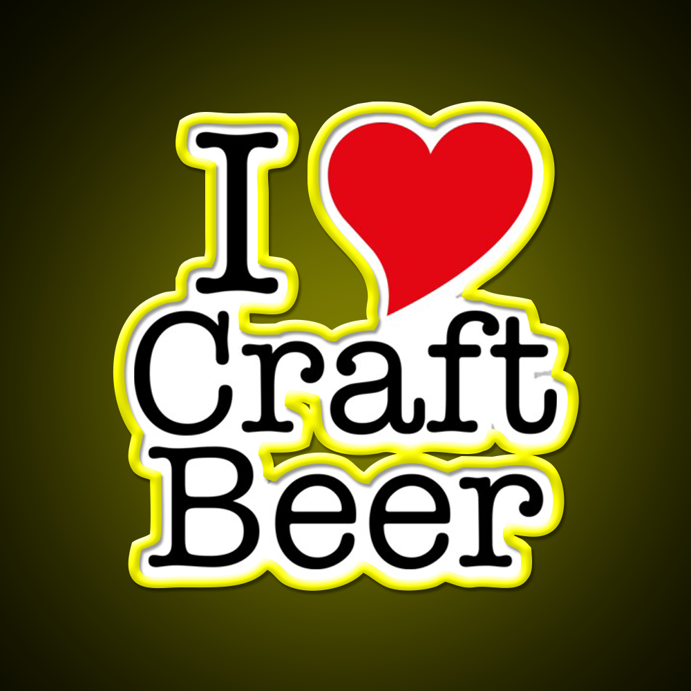 I Love Craft Beer Bar Decor Led Neon Sign Rgb Color - LED neon sign view 7