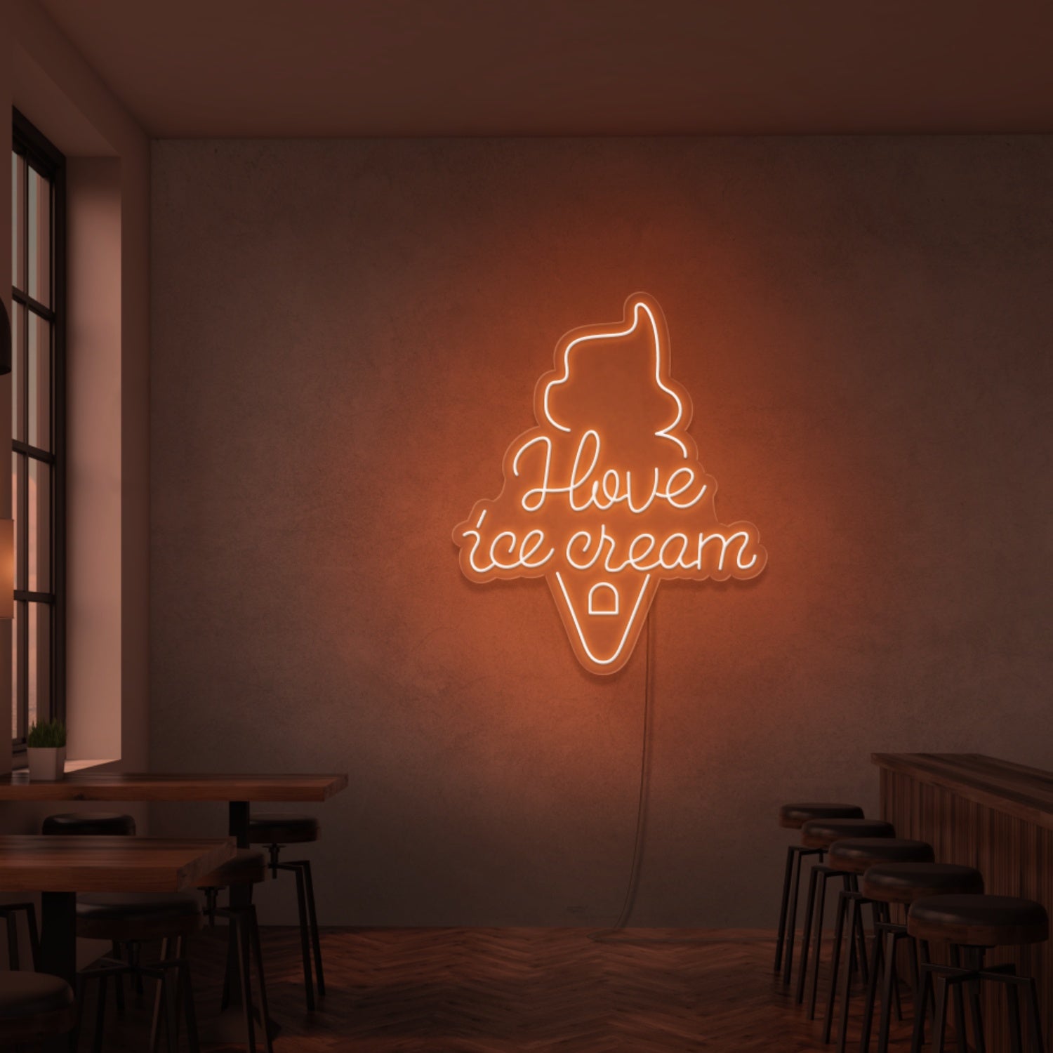 I Love Ice Cream Neon Sign | Shineneon