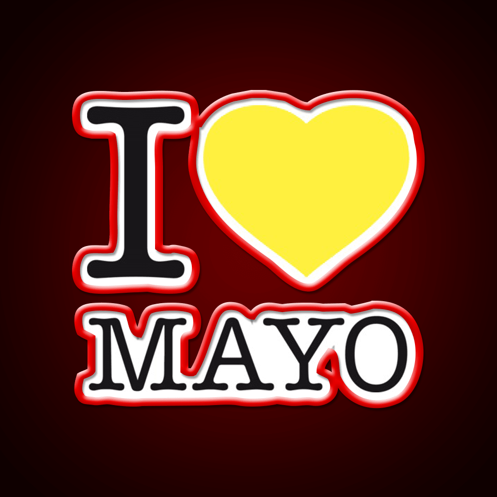 I Love Mayonnaise Fast Food Led Neon Sign For Burger Place Rgb Color - Shineneon