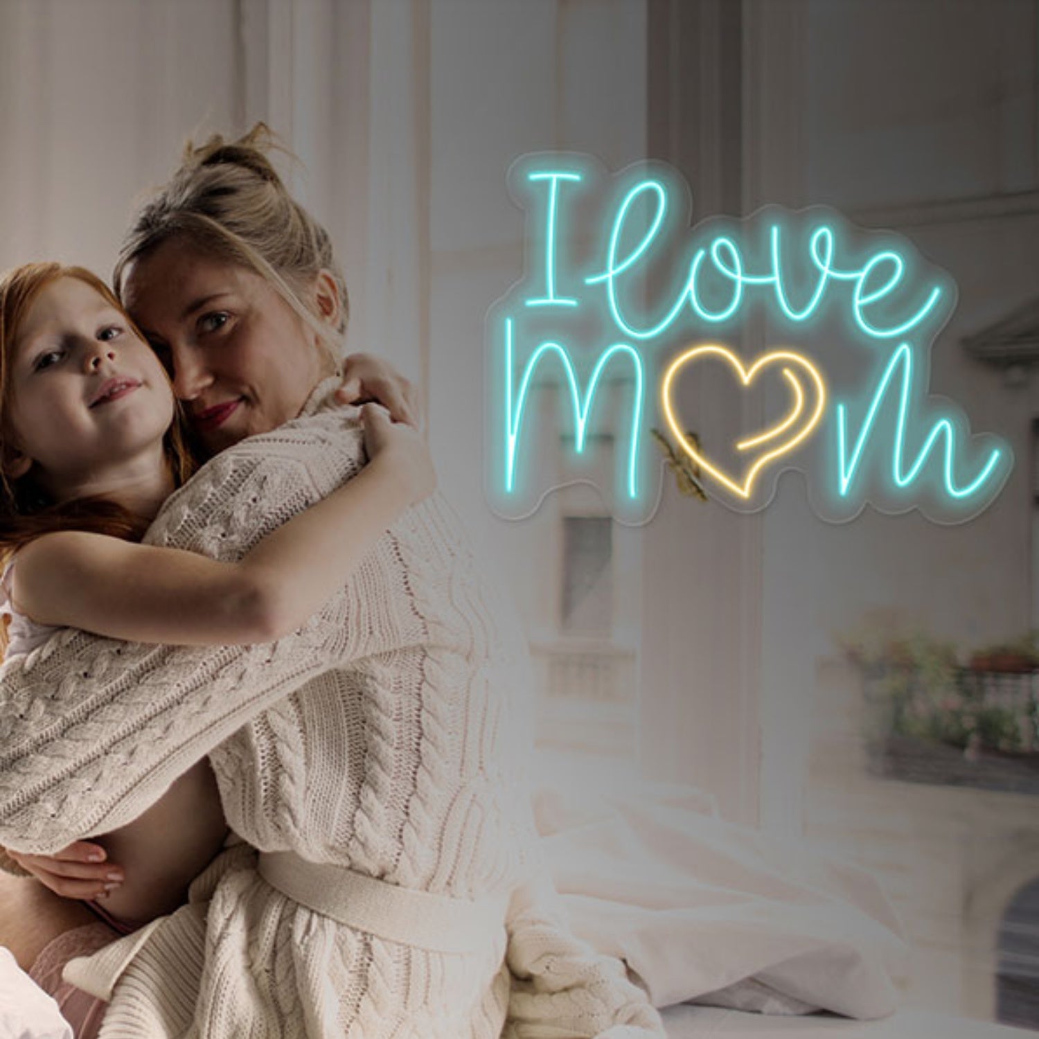I Love Mom Neon Sign Wall Art Decor | Shineneon