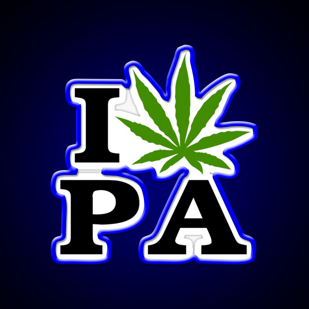 I Love Pennsylvania Weed Hemp Inspired Green Leaf Led Neon Sign Rgb Color - LED neon sign view 5