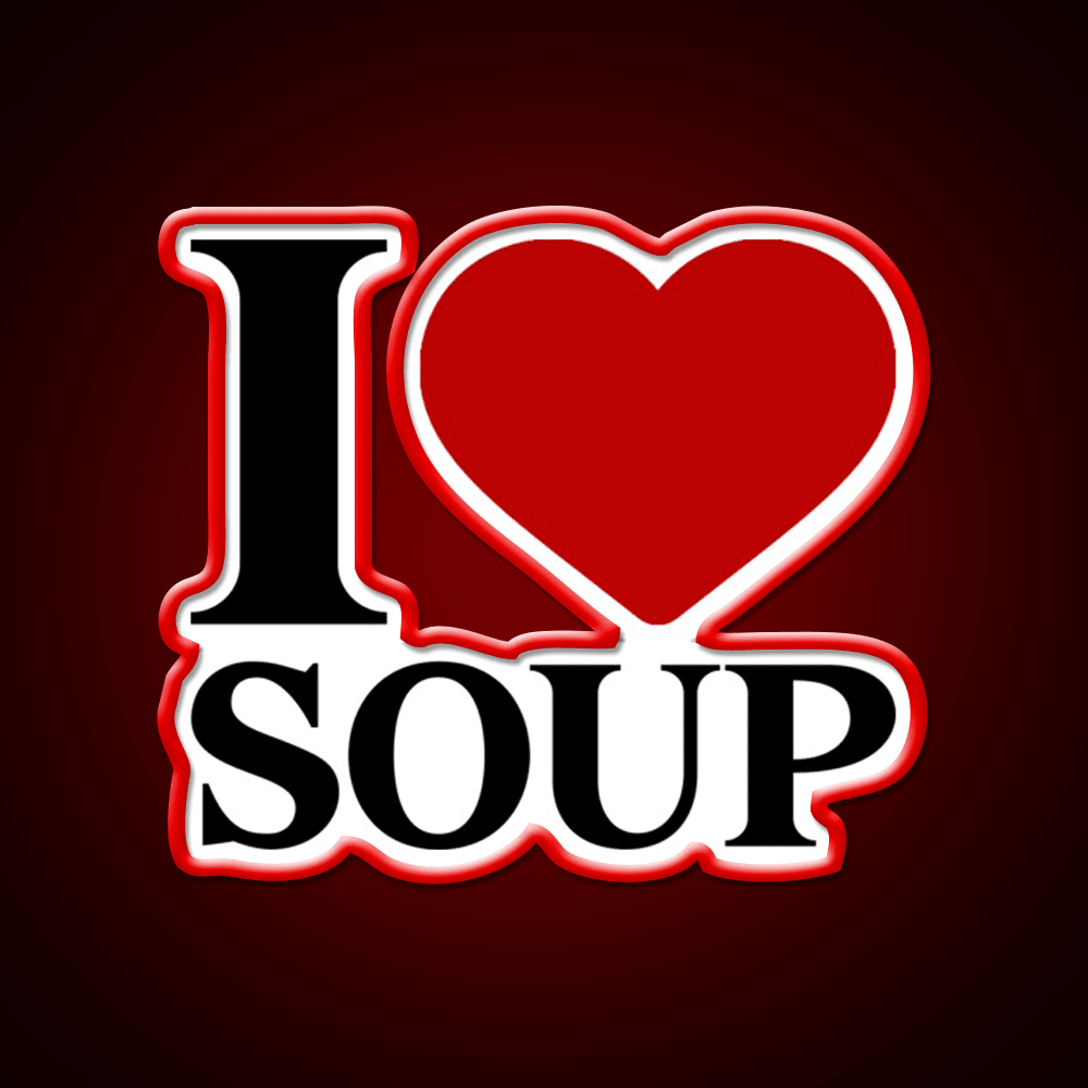 I Love Soup Food Lover Quote Fast Food Led Neon Sign For Burger Place Rgb Color - Shineneon