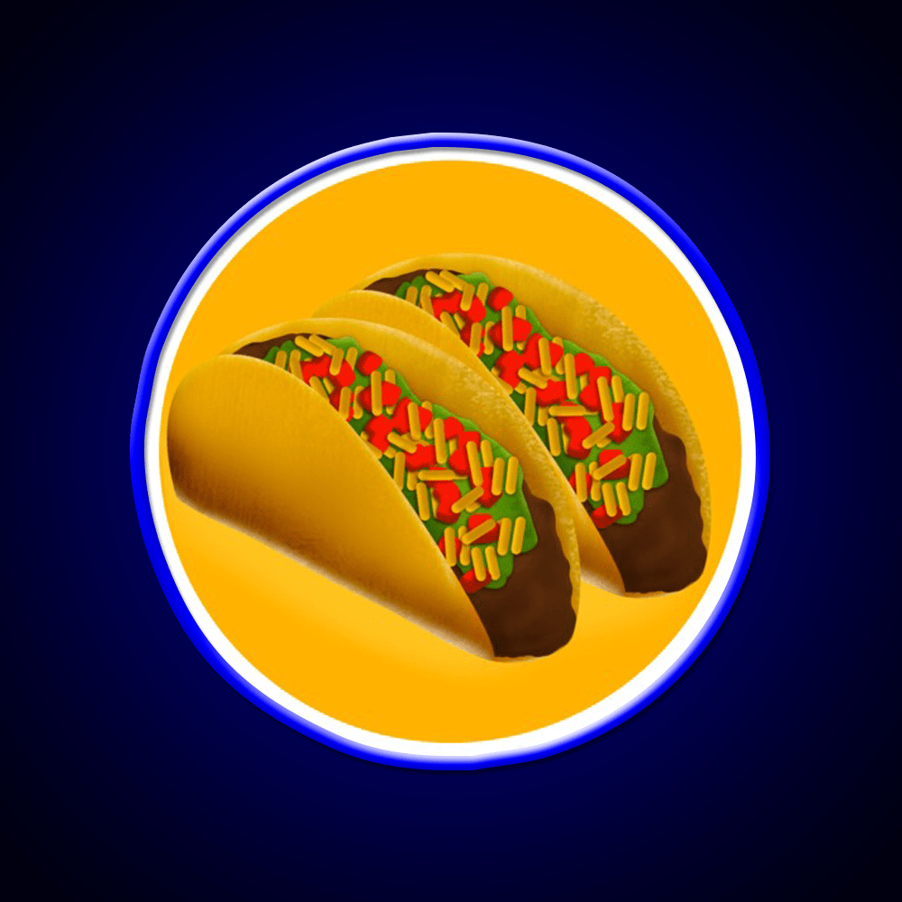 I Love Taco Led Neon Sign Mexican Food Sign Kitchen Sign Rgb Color - Shineneon