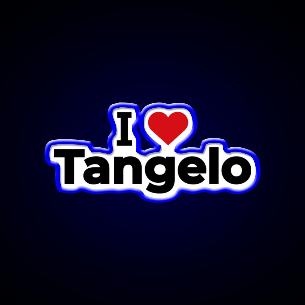 I Love Tangelo Snack Food Led Neon Sign Rgb Color - Shineneon
