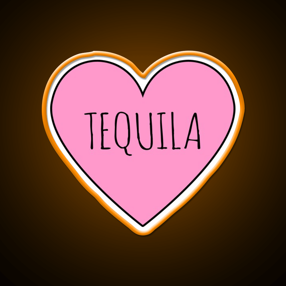 I Love Tequila Party Drink Tequila Led Neon Sign Rgb Color - Shineneon