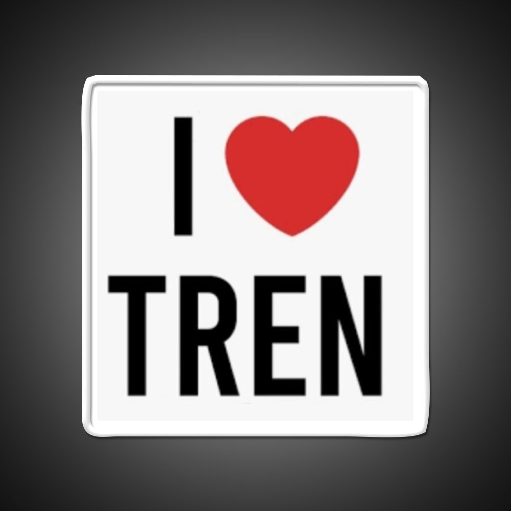 I Love Tren Steroids Bodybuilding Gym Fitness Led Neon Sign Rgb Color