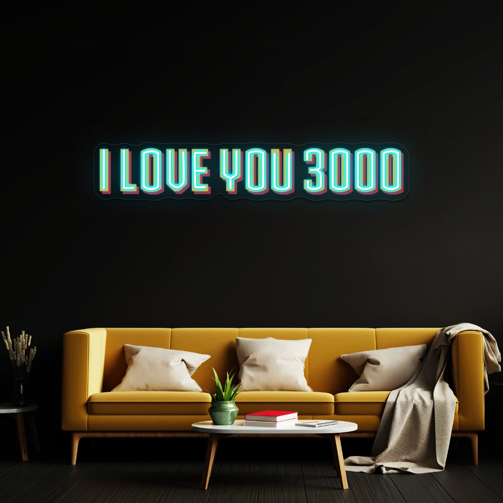 I Love You 3000 Artwork Led Custom Signs