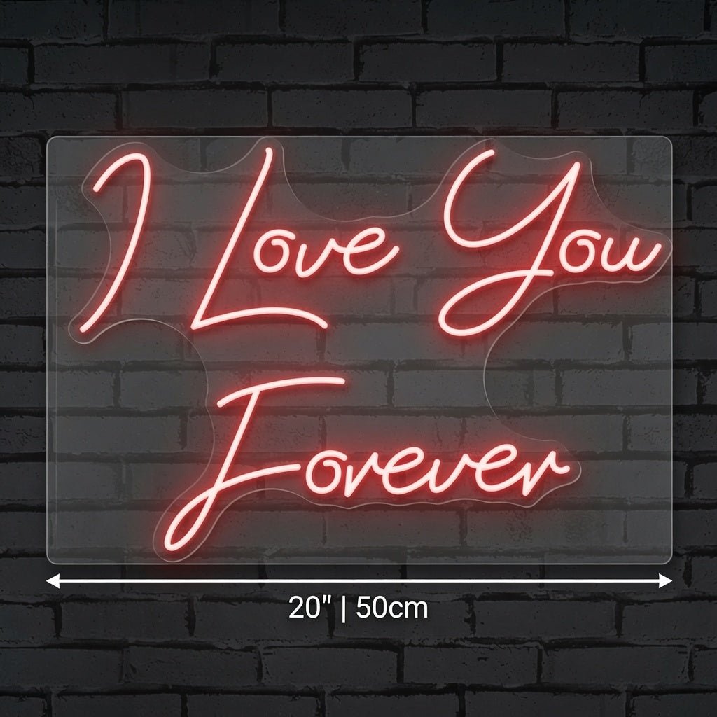 I Love You Forever LED Neon Sign - Shineneon