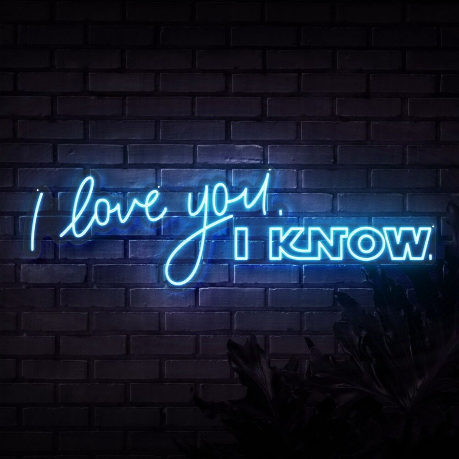 I Love You I Know Neon Sign For Romantic And Star Wars Fans | Shineneon