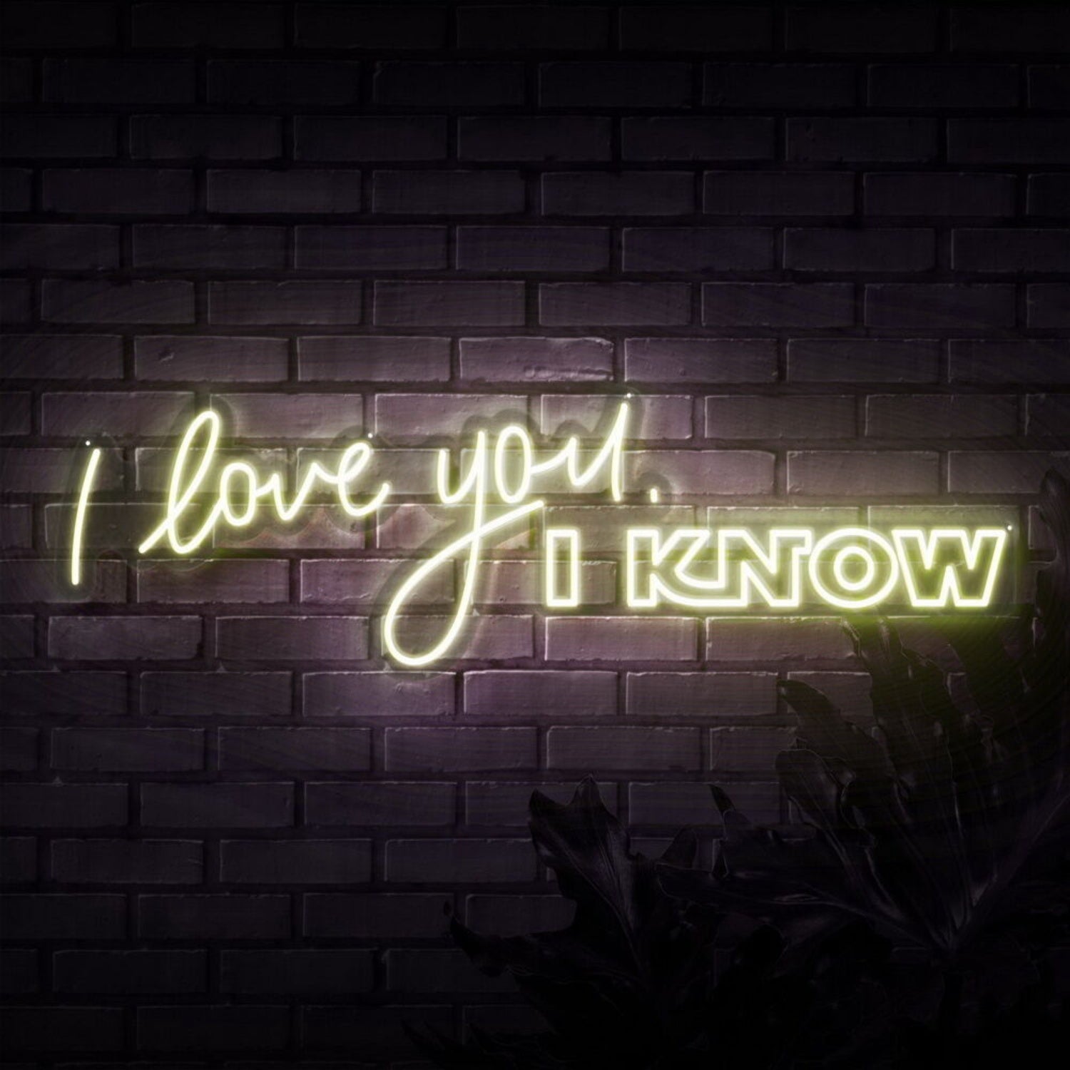 I Love You I Know Neon Sign For Romantic And Star Wars Fans | Shineneon