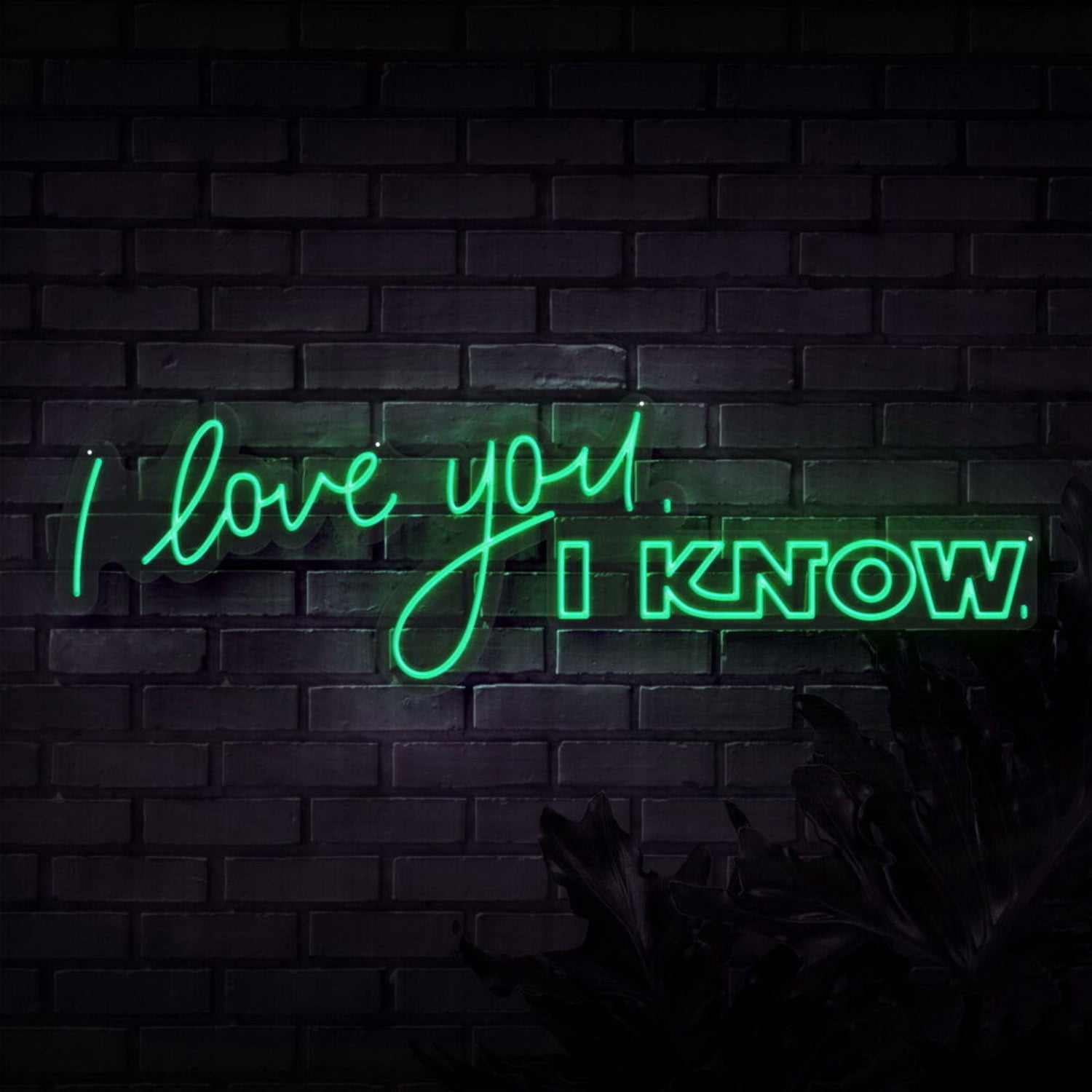 I Love You I Know Neon Sign For Romantic And Star Wars Fans | Shineneon