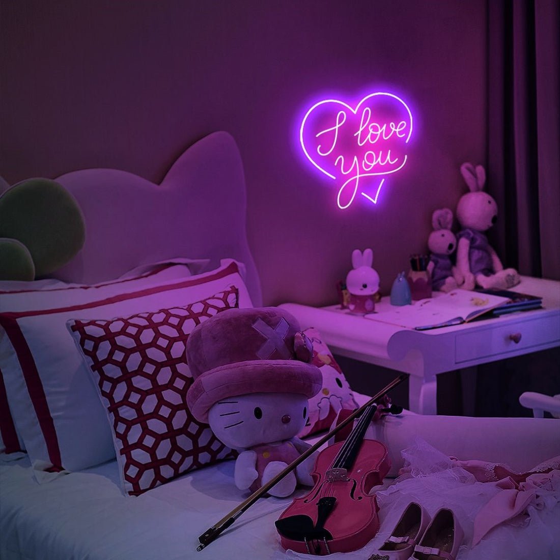 I Love You In Heart Led Sign Business Neon Sign - Shineneon