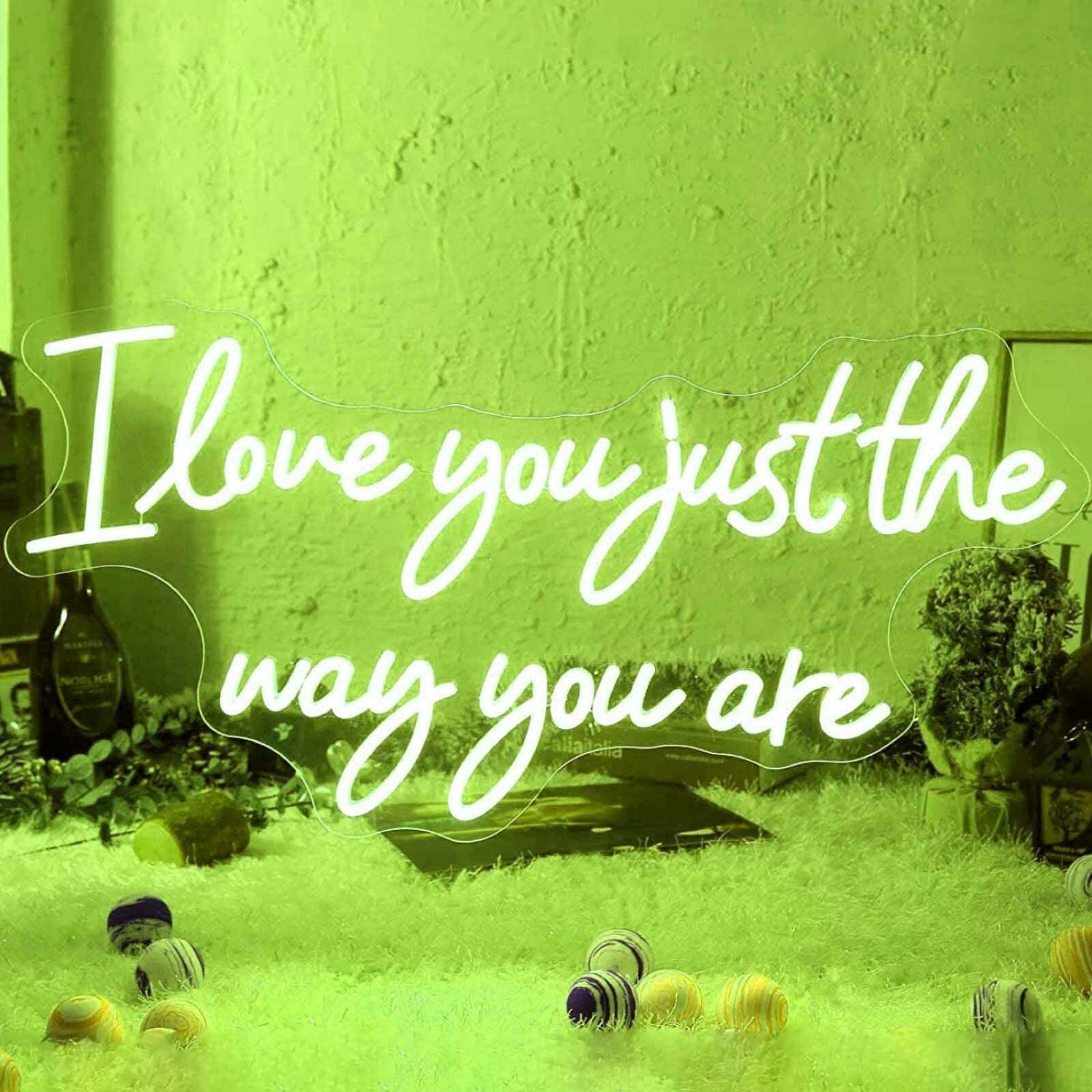 I Love You Just The Way You Are Wedding Neon Sign | Shineneon