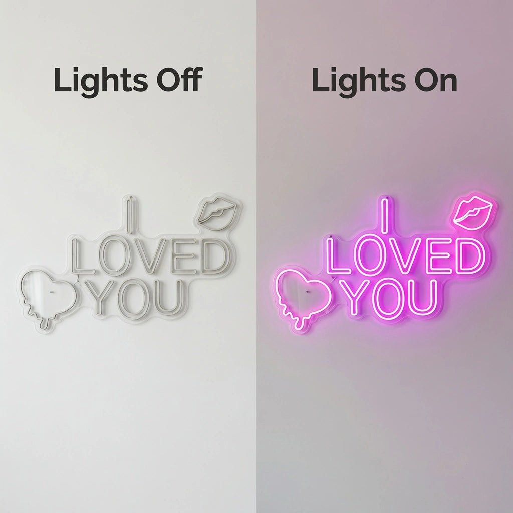 I Love You LED Neon Sign Bedroom Wall Art - Shineneon