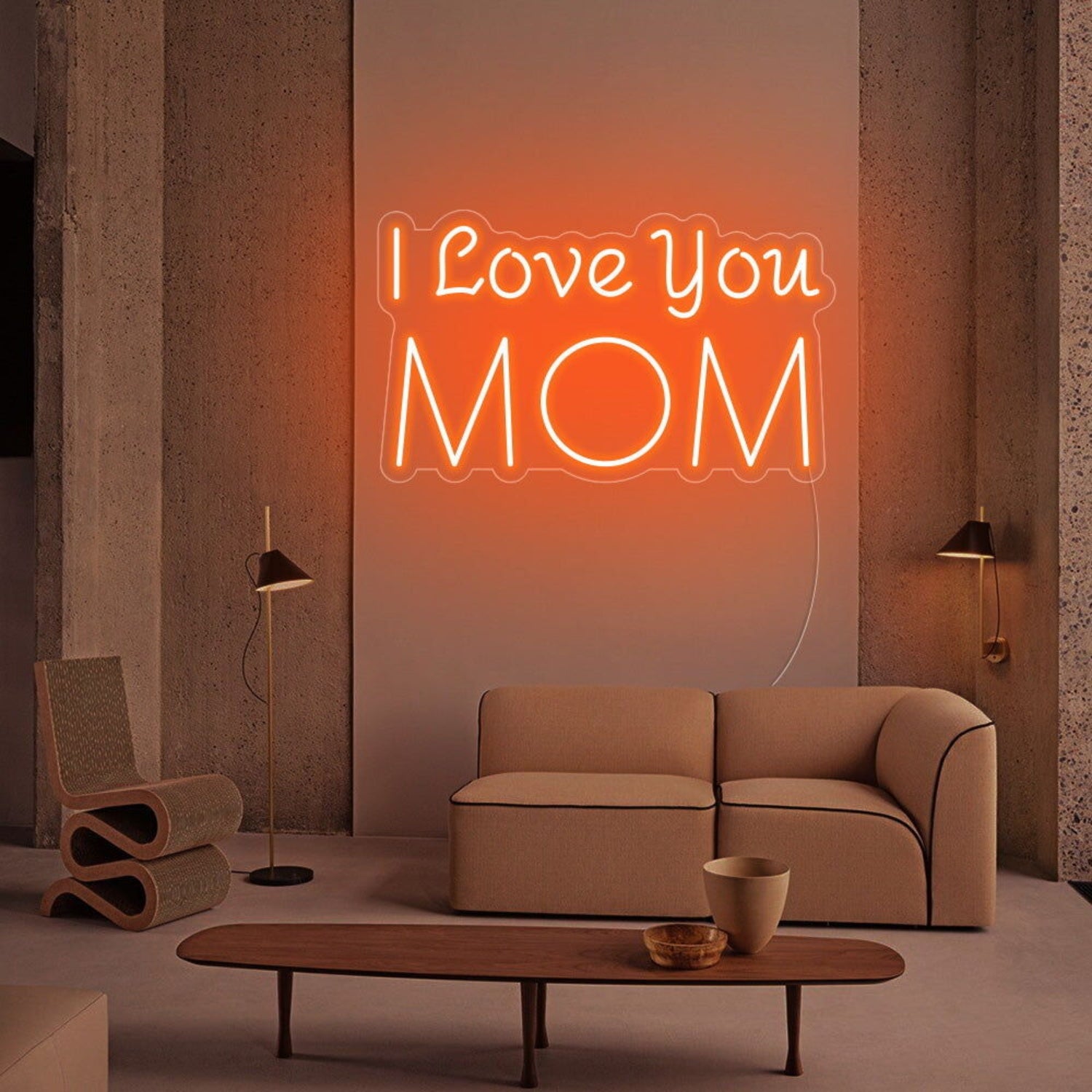 I Love You Mom Led Neon Sign For Mothers Day | Shineneon