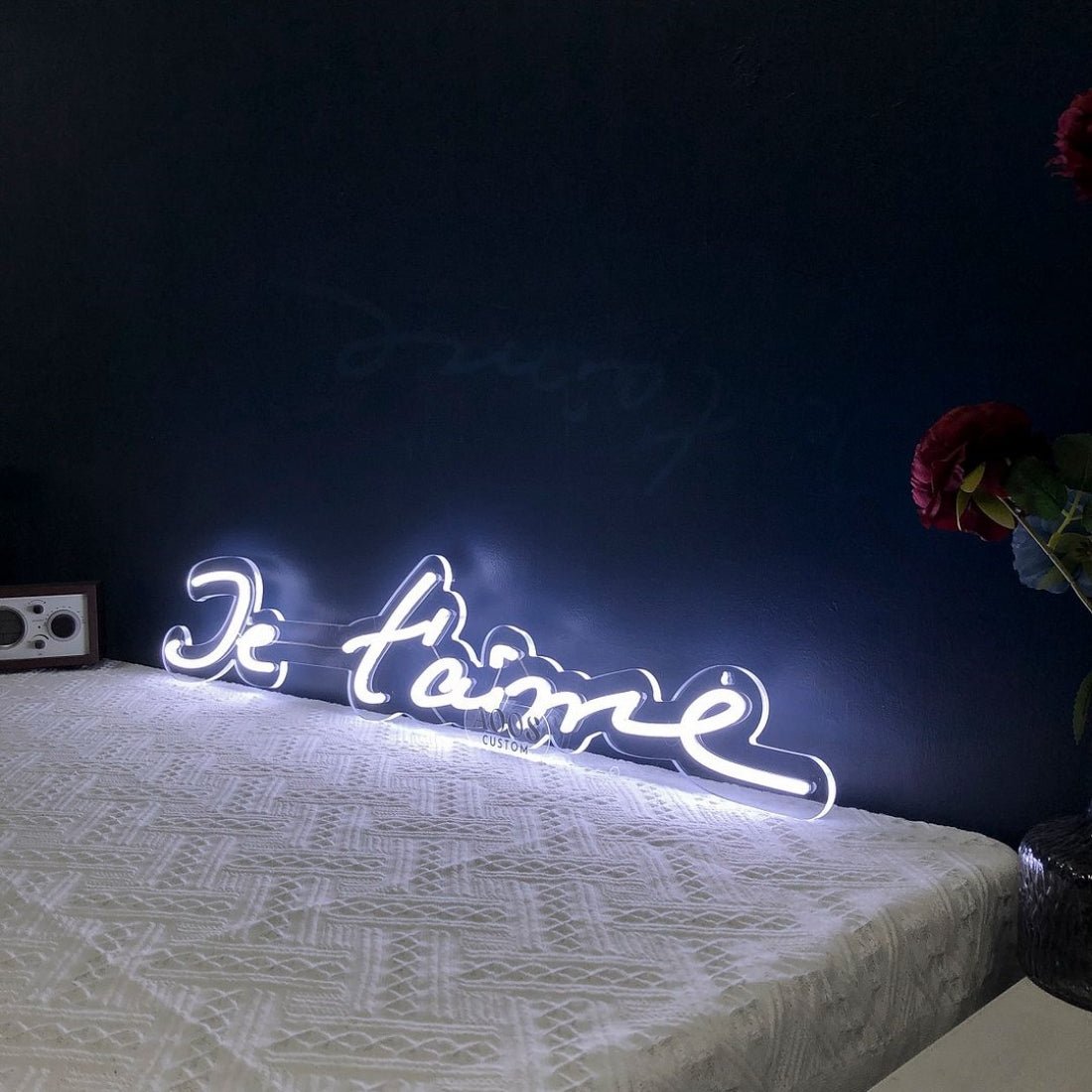 I Love You Neon Sign Je Taime French Led Sign Business Neon Sign - Shineneon