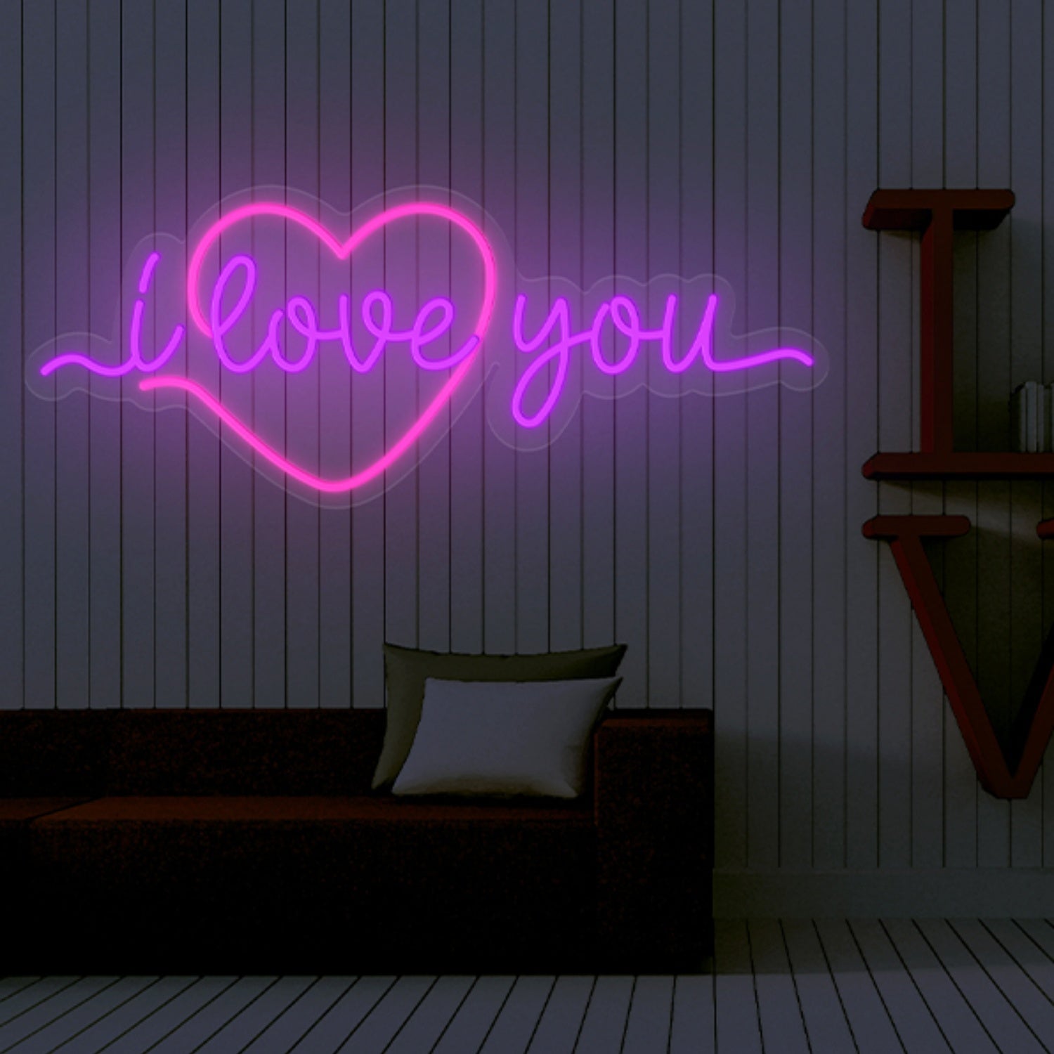 I Love You Neon Sign Wall Art Decor | Shineneon