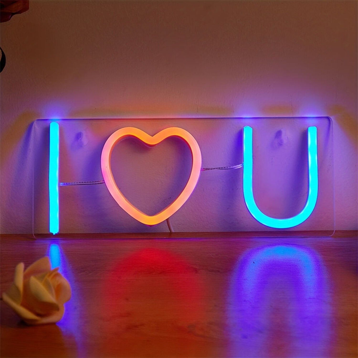 I Love You Shaped Red Led Neon Sign | Shineneon