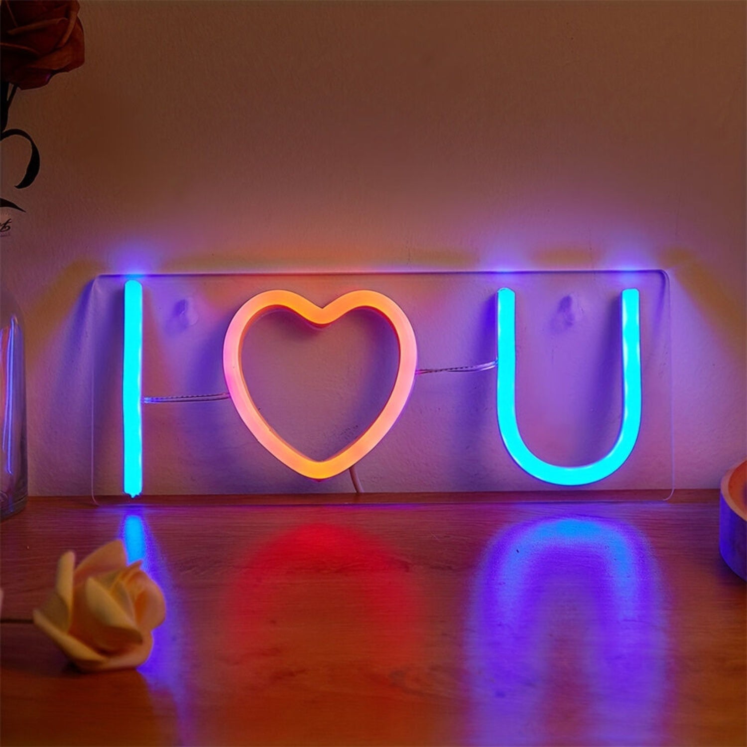I Love You Shaped Red Led Neon Sign | Shineneon