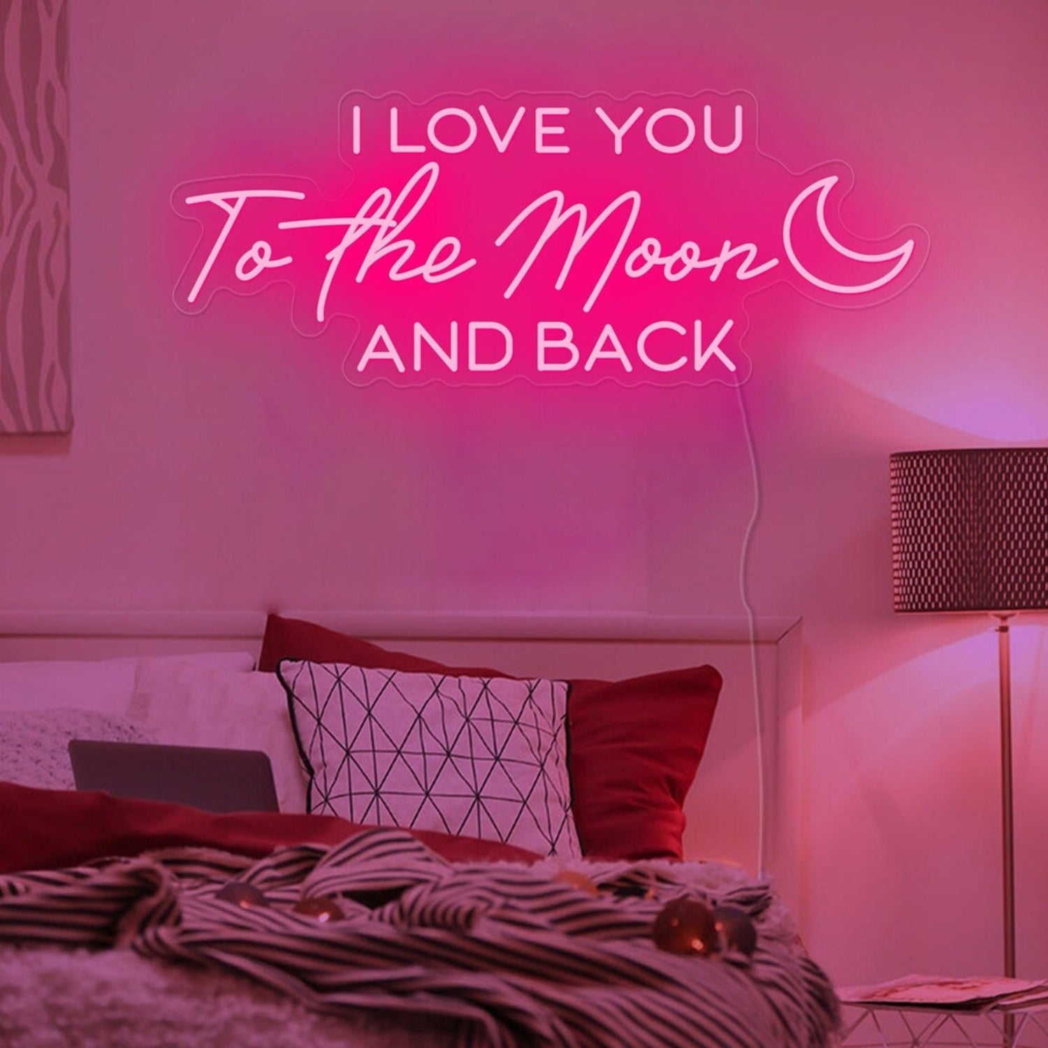 I Love You To The Moon And Back Led Neon Light Sign | Shineneon