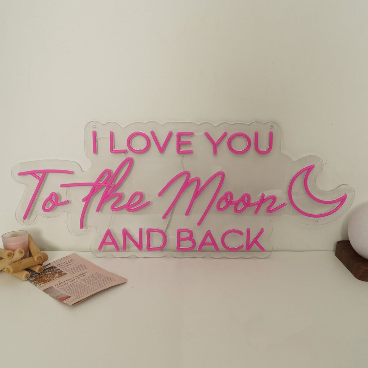 I Love You To The Moon And Back Led Neon Light Sign | Shineneon