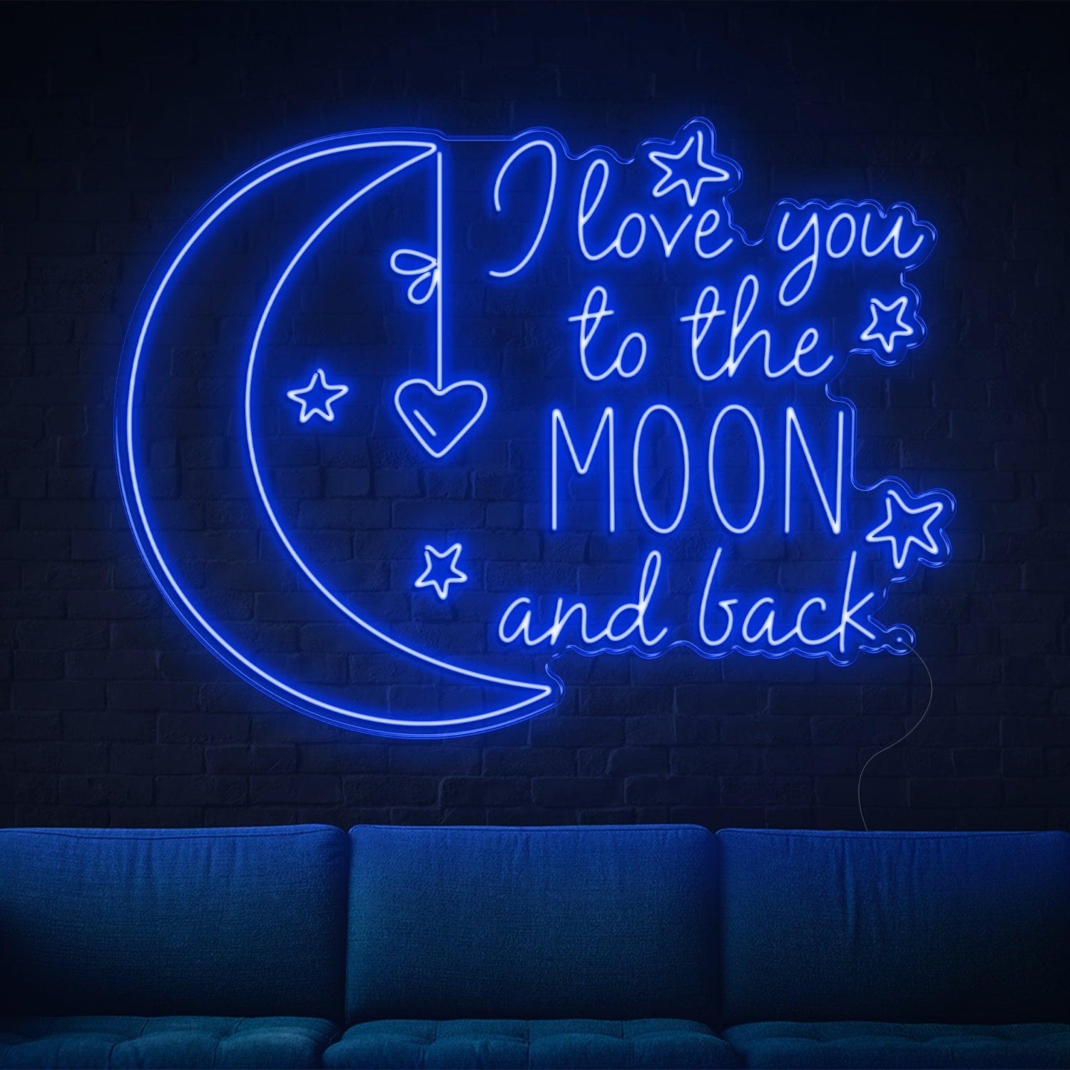 I Love You To The Moon And Back Led Neon Sign | Shineneon