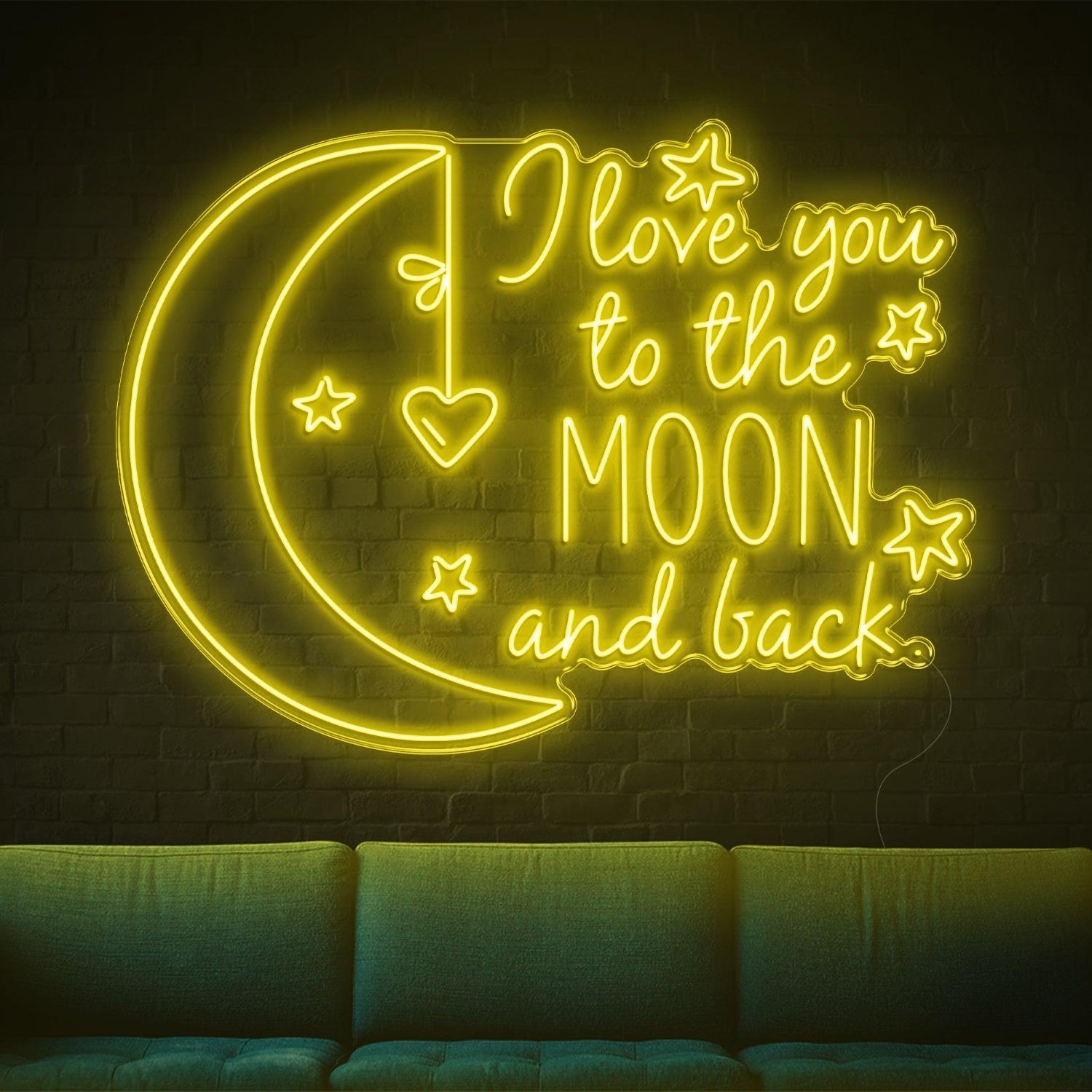 I Love You To The Moon And Back Led Neon Sign | Shineneon