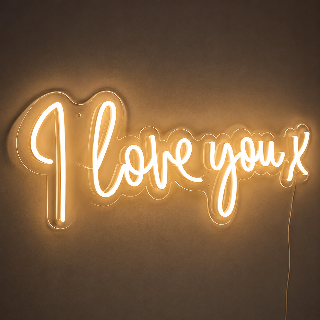 I Love You X LED Neon Sign - 02 High-Converting Product Image