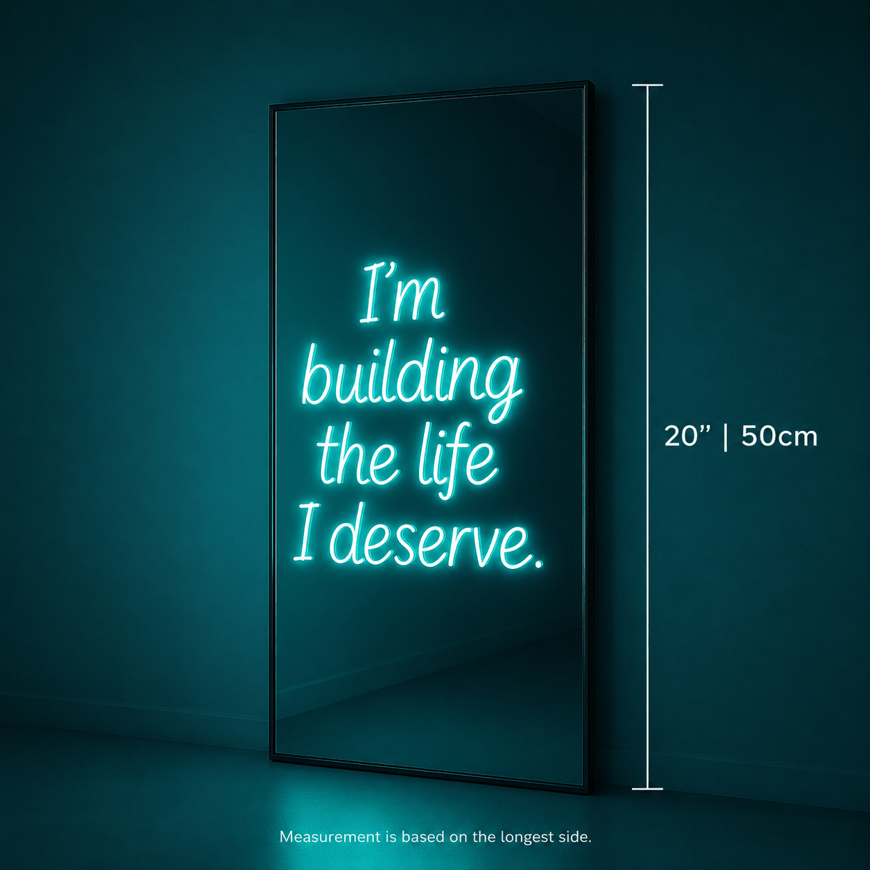 I M Building The Life I Deserves LED Neon Sign - Shineneon