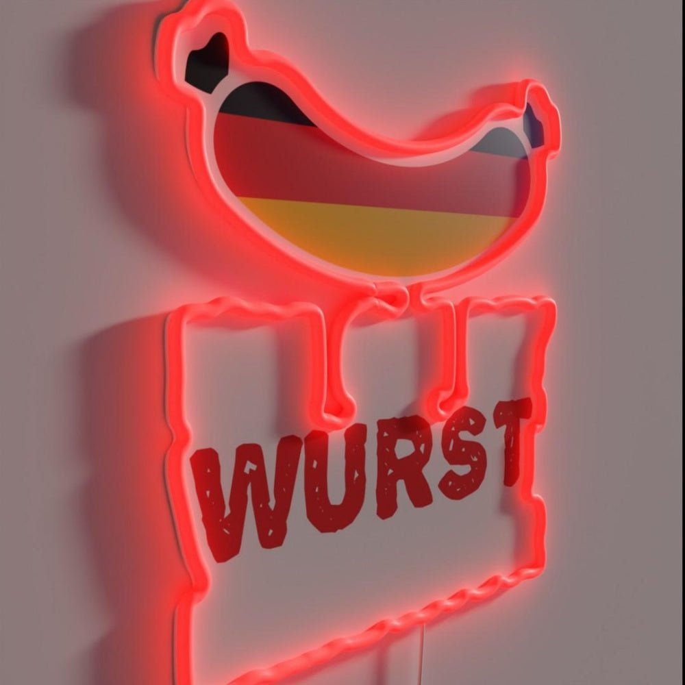 I M On My Wurst Behavior Rgb Led Neon Sign - Shineneon