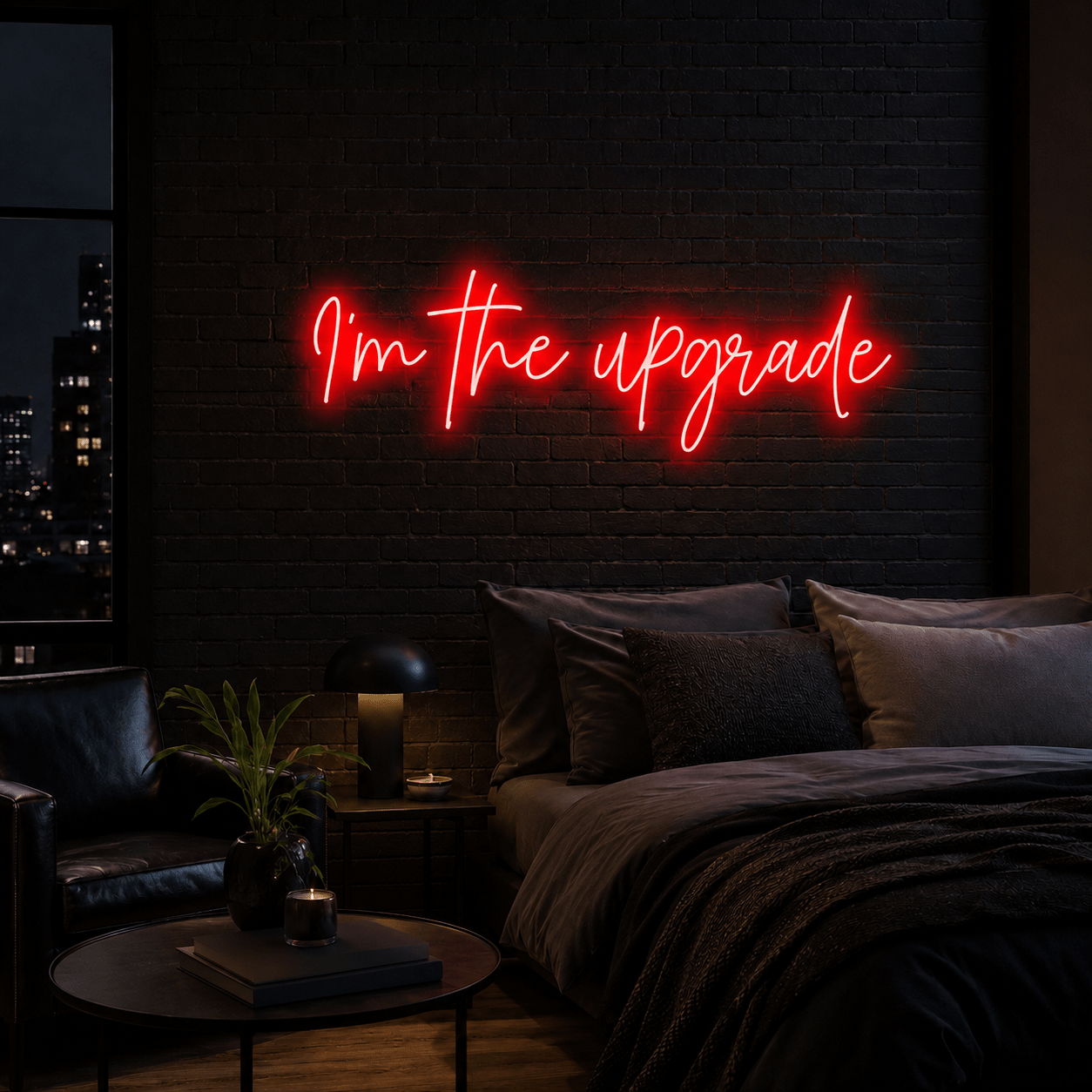 I M The Upgrade Wall Decor LED Neon Sign - Shineneon