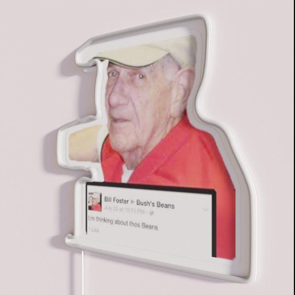 I M Thinking About Thos Beans Man Rgb Led Neon Sign - Shineneon